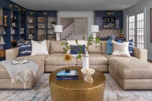 What coastal decor living rating ideas are there?