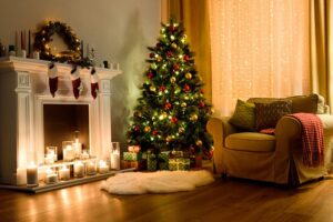 What makes for great Christmas decorations in the living room?