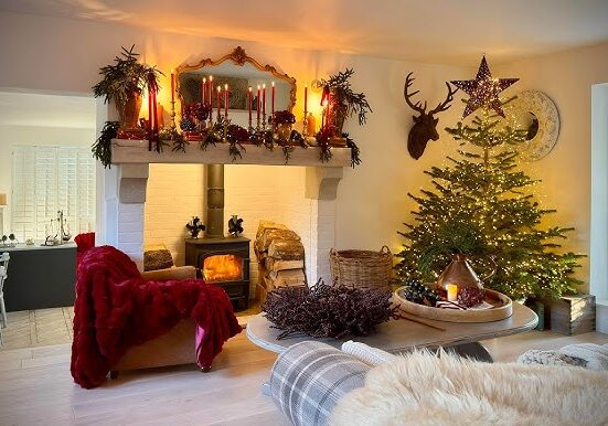 christmas living room decor