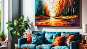 Choosing among these large wall decor ideas for living room scenery depends on your style, budget, and whether you enjoy or rent your home. 