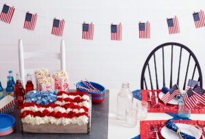 Statement Pieces for a Fourth of July Decorated Living RoomÂ