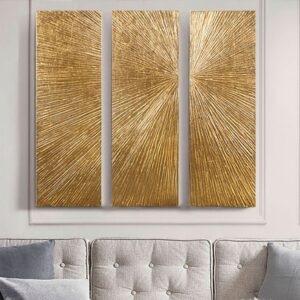 Gold wall décor suits virtually every design: