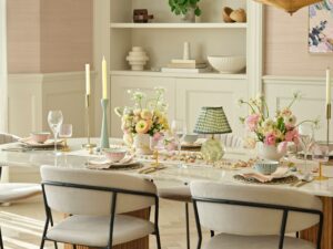 Begin with a centrepiece for your kitchen table decor action: