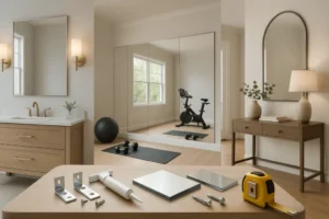 Install a Stylish Mirror. 