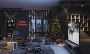 Colour themes for Christmas décor in wall in the wall décor in the Wall:   