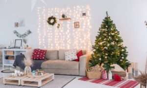 Which Christmas decor on the wall on the Wall Matters: 