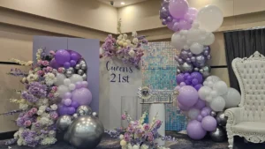 Glamorous 21st birthday birthday decorations Theme: