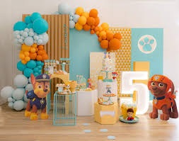Balloon Decoration Ideas for Paw Patrol Parties: