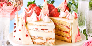 Strawberry Cake Decorations Noticeably Different at Celebrations: